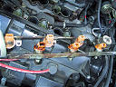 Filthy fuel rail. (103KB) Filthy fuel rail. (103KB)